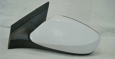 Зеркало левое 3-х контактное белое БУ в интернет-магазине kh22.ru